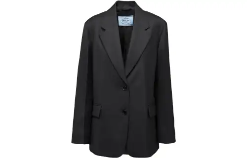 PRADA Business Suits Women's Coal Gray Suit Collar Moderate