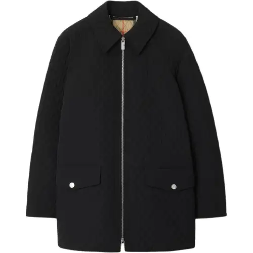 Burberry Quilted Zip-Up Jacket