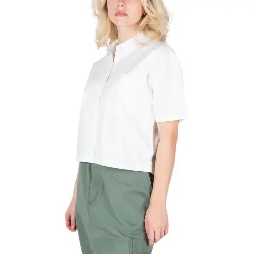 Vans Shirts Women's White Lapel Moderate