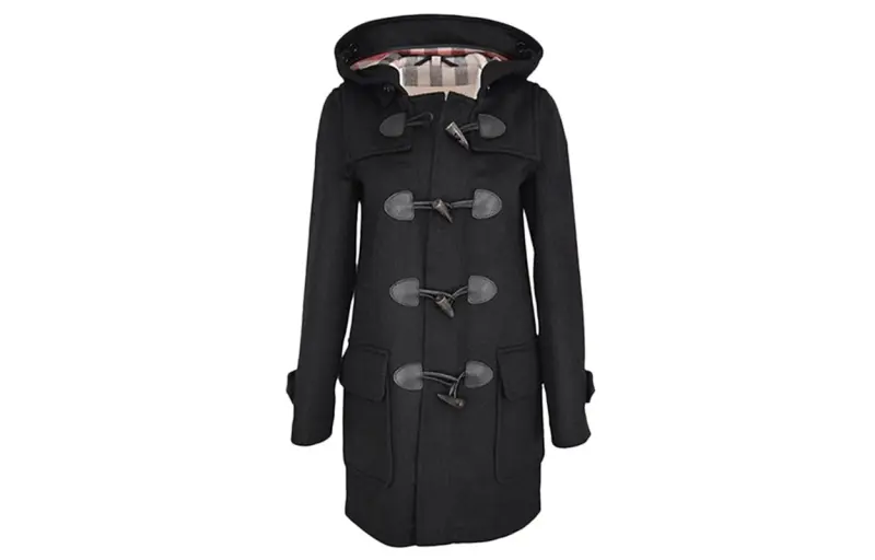 Burberry Coats Women's Black Lapel Moderate