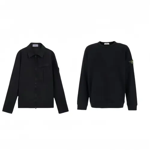 STONE ISLAND Casual Sportswear Unisex Black