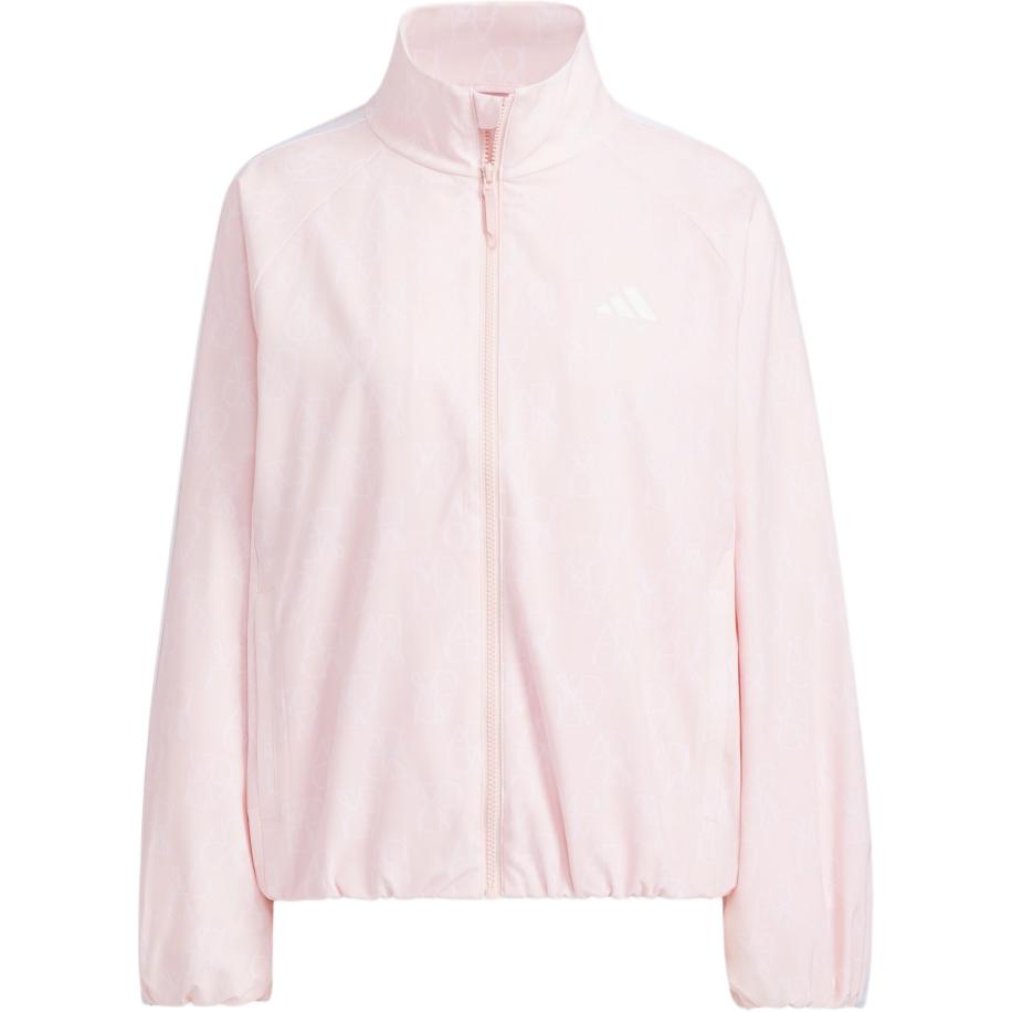 Женская куртка adidas Allover Print (розовая)