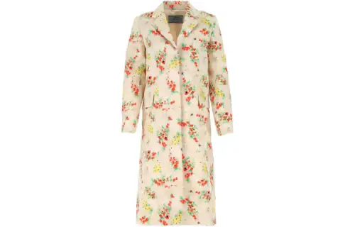 PRADA Coats Women's Multicolor Lapel Moderate
