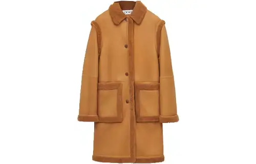 LOEWE Coats Women's Brown Moderate