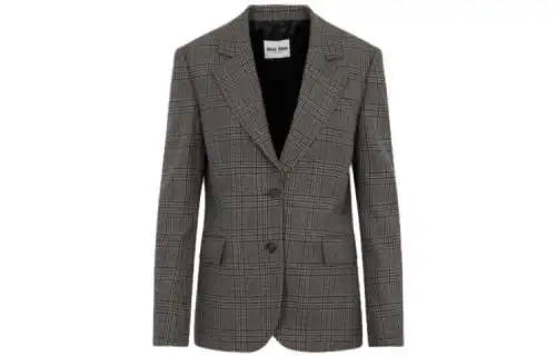 MIU MIU FW23 Business Suit Coat Women's Brown