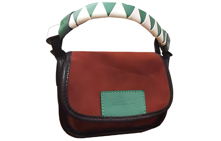 Женская сумка LONGCHAMP Le Foulonné (бордовая)