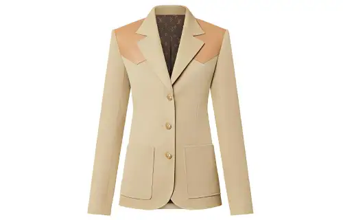 LOUIS VUITTON Business Suit Coat Women's Yellow