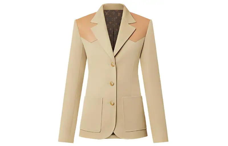 LOUIS VUITTON Business Suit Coat Women's Yellow