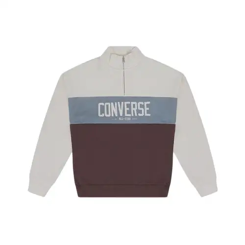 Converse Half-Zip Colorblocked Pullover
