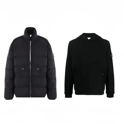 STONE ISLAND Casual Sportswear Unisex Black