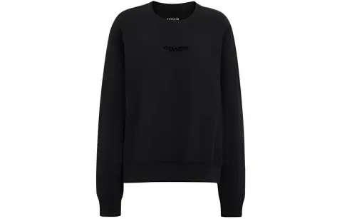 COACH SS24 Sweatshirt Women's Black