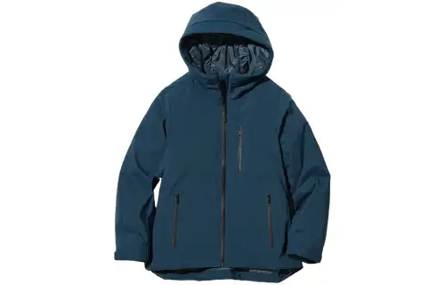 UNIQLO Jackets Women's Starry Blue Hooded Moderate Other