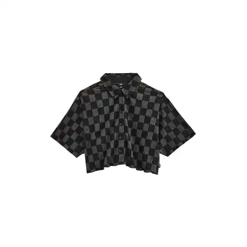 Vans Wren Checkerboard Shirt Women's Black