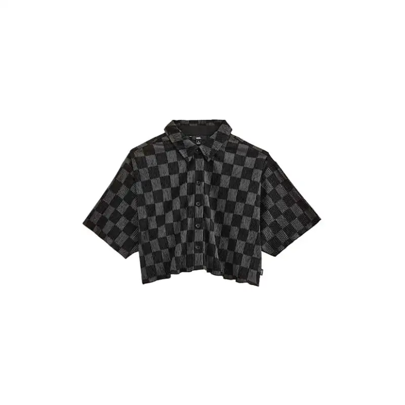 Vans Wren Checkerboard Shirt Women's Black