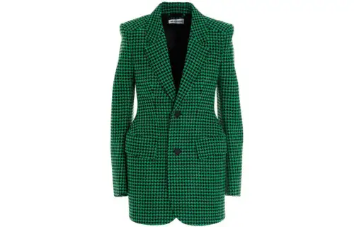 Balenciaga Business Suits Women's Green Suit Collar Moderate Other