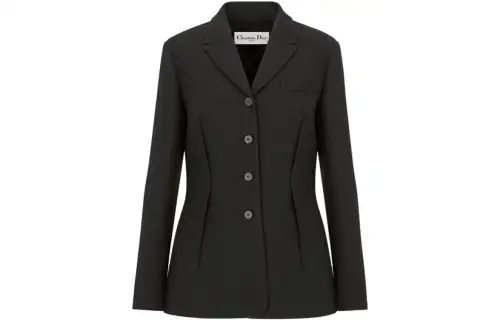 DIOR Business Suits Women's Black Suit Collar Moderate