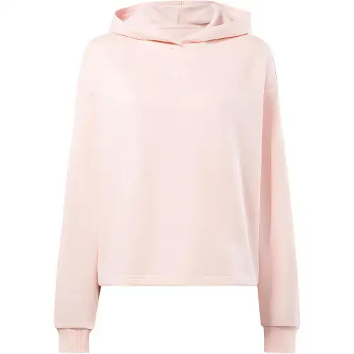 Reebok Identity Fleece Hoodie Sweatshirt Women's Pink