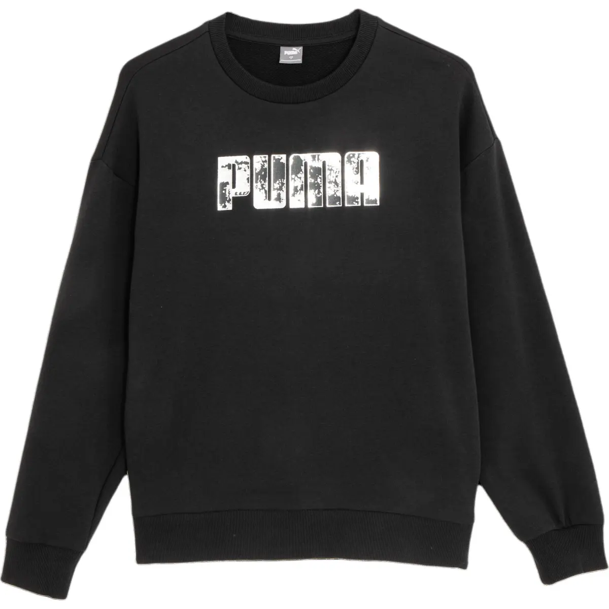 PUMA Sweatshirts Women's Black Crew Neck Moderate Other