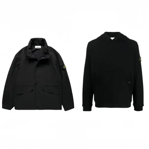 STONE ISLAND Casual Sportswear Unisex Black