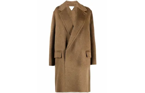 Bottega Veneta Coats Women's Umber Lapel Moderate