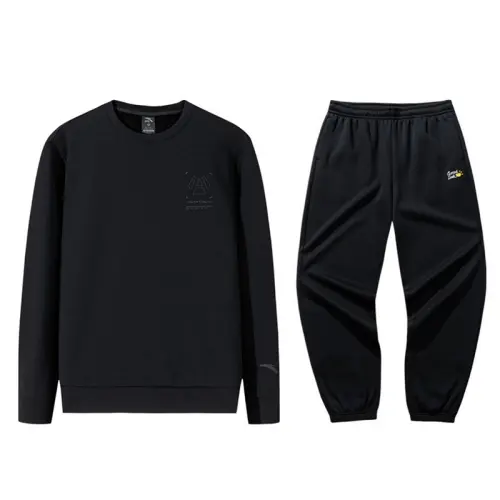 Anta Solid Color Thermal Fleece Lined Hoodies & Sweatshirts Loose Fit Versatile Comfortable Pants Casual Sportswear