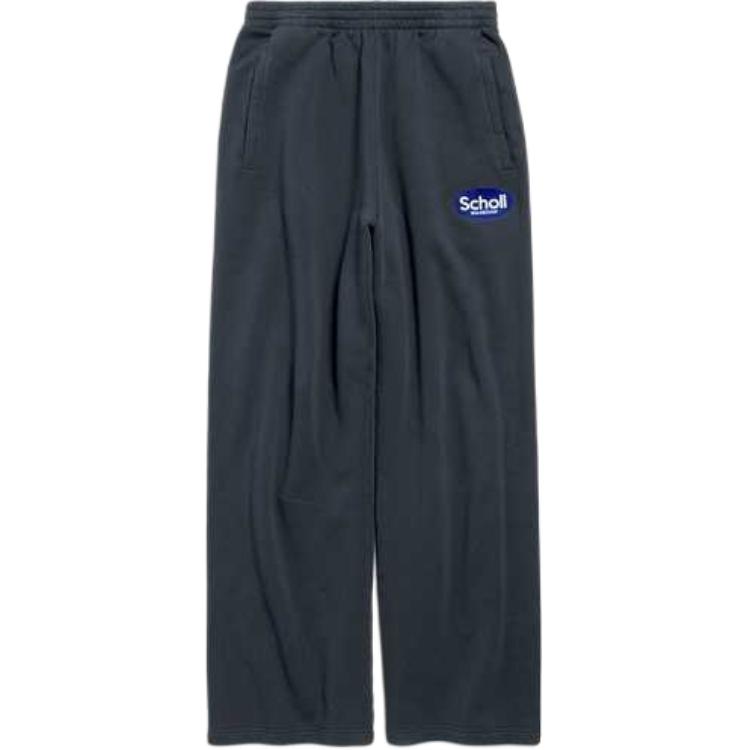 Balenciaga X Scholl Logo Embroidered Pants