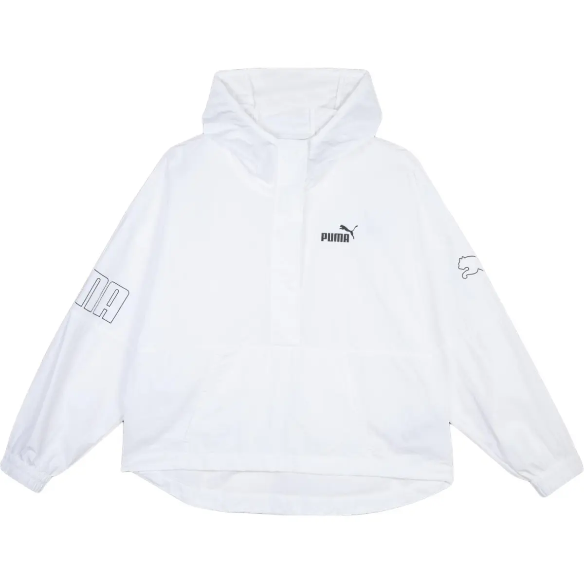PUMA Jackets Women's White Hooded Moderate Other