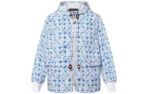 LOUIS VUITTON 1ABQ55 Monogram Flower Tile Short Parka