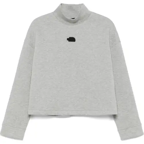 THE NORTH FACE Logo-Patch Mock Neck Jumper