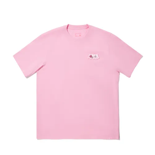 Li Ning T Shirt Women's Peach Wood Pink