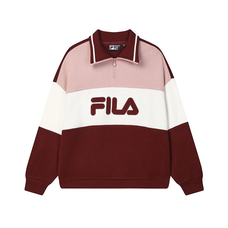Женское худи Fila FILA ORIGINALE (бордовое)