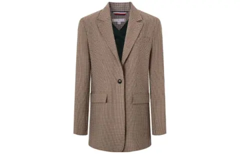 Tommy Hilfiger Business Suits Women's Brown Suit Collar Moderate Other