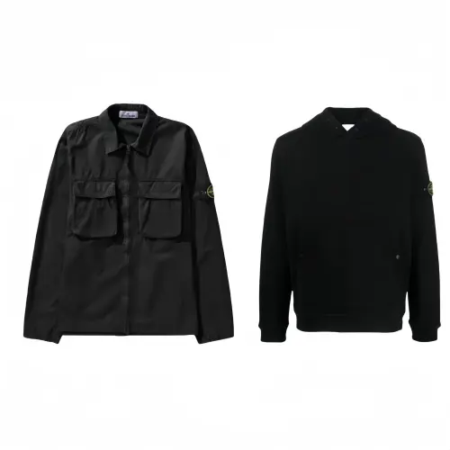 STONE ISLAND Casual Sportswear Unisex Black
