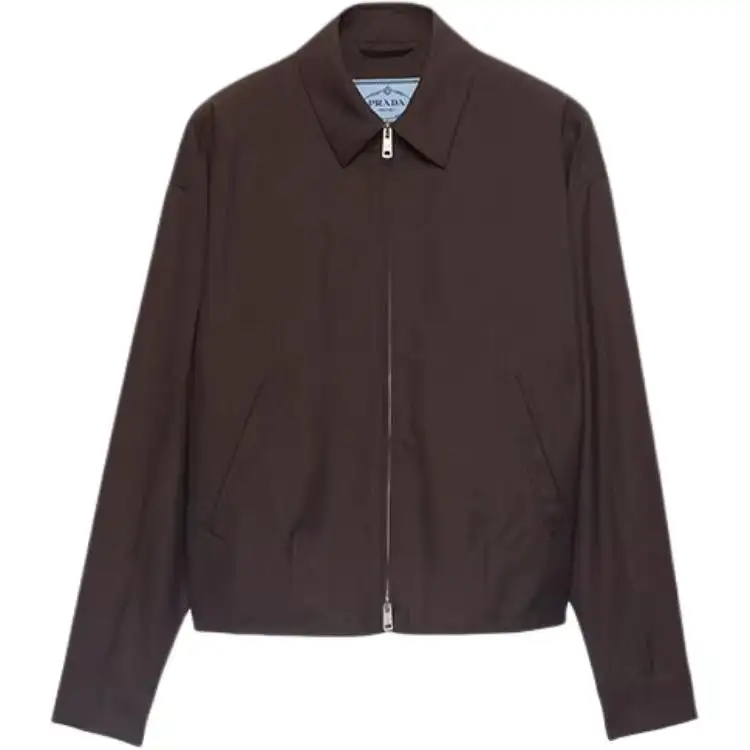Prada kid-mohair bomber jacket