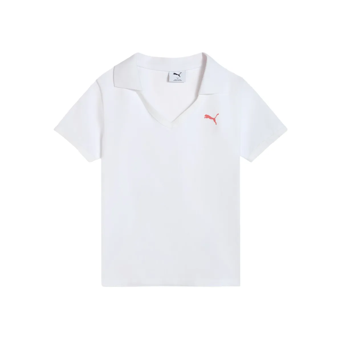 PUMA Graphic SS25 Polo Shirt Women's White 02