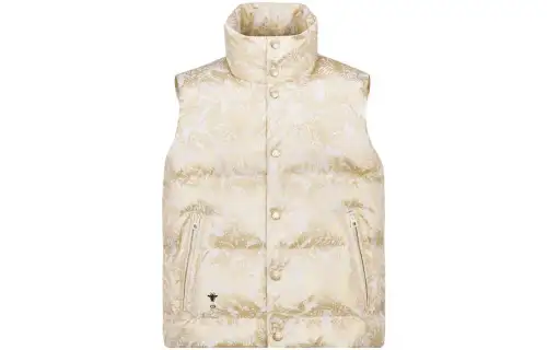 DIOR FW23 Down Jacket Women's Gold