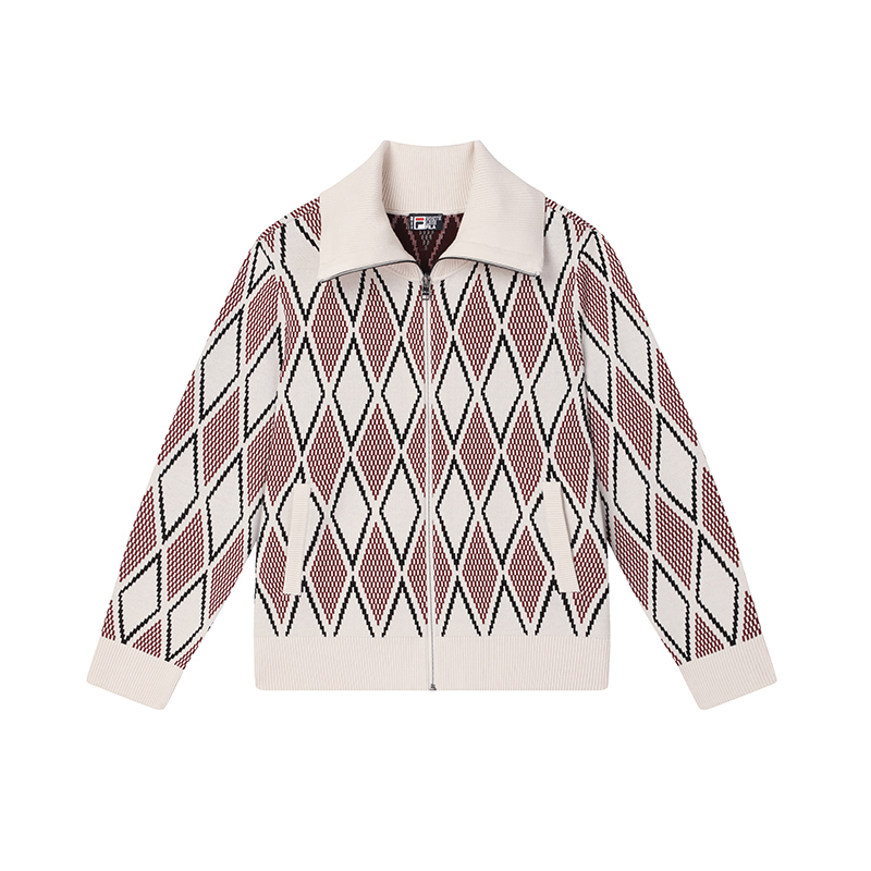 Женская куртка Fila Cardigan (розово-бежевая)