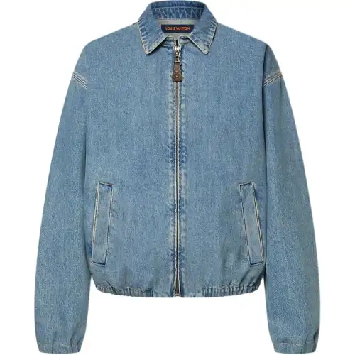 LOUIS VUITTON Denim Bomber Jacket 