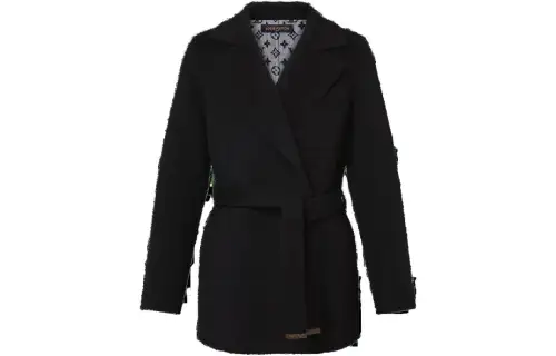 LOUIS VUITTON Signature Short Wrap Coat