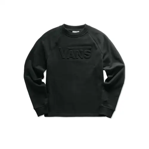Vans Sweatshirts Women's Black Crew Neck Moderate Regular