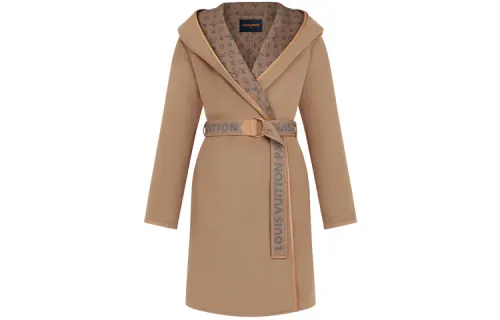 LOUIS VUITTON Coat Women's Camel