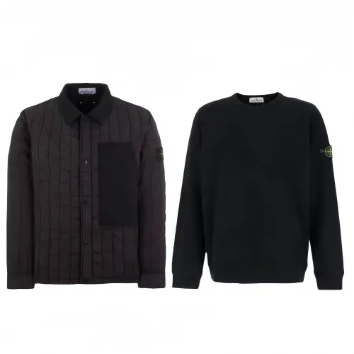 STONE ISLAND Casual Sportswear Unisex Black
