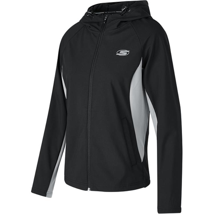 Skechers Sportlife Sports Trench Coat Fleece Lined Thermal Comfortable Lightweight Soft Hooded Jackets & Coats Women's