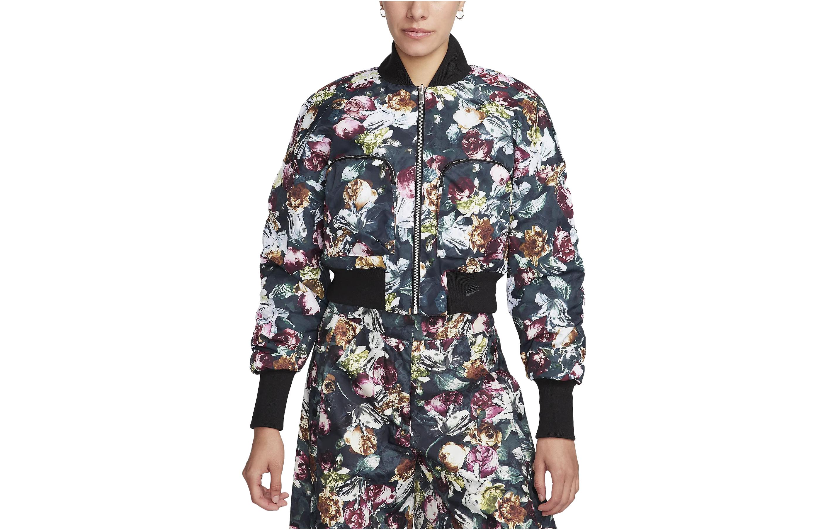Nike Sportswear Tech Pack Women's Therma-FIT Oversized Reversible Floral Bomber Jacket