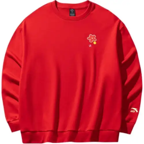 Anta Good Things Will Happen Sweatshirt Women's Rich Red