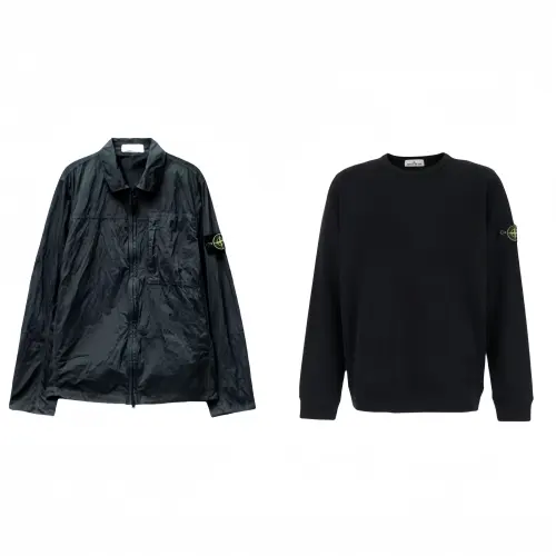 STONE ISLAND Casual Sportswear Unisex Black