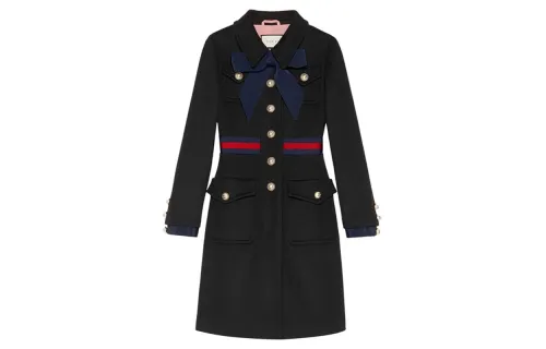 【Previous Season】bow-detailed wool coat