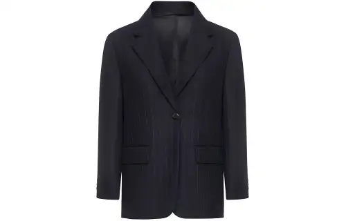 PRADA Business Suits Women's Marine Blue Suit Collar Moderate