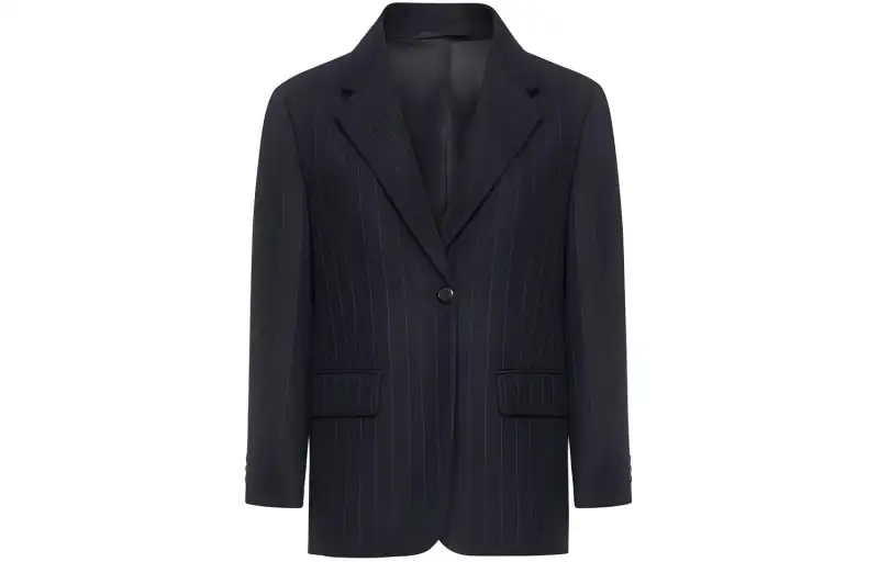PRADA Business Suits Women's Marine Blue Suit Collar Moderate