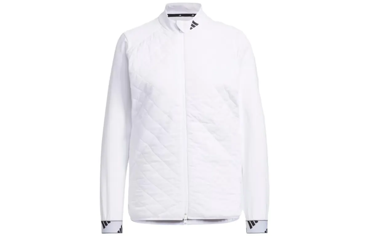 Adidas Jackets Women's White Stand Collar Moderate Other
